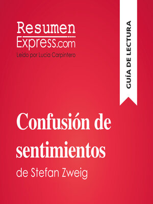 cover image of Confusión de sentimientos de Stefan Zweig (Guía de lectura)